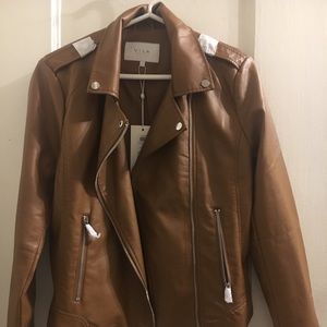 Faux leather jacket